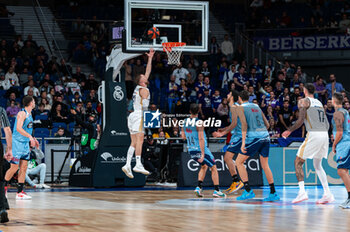 2023-12-03 - Dzanan Musa of Real Madrid seen in action during the Liga Endesa Acb 23/24 basketball match between Real Madrid vs Rio Breogan at Wizink center in Madrid, Spain. - REAL MADRID VS BREOGAN - SPANISH LIGA ENDESA ACB - BASKETBALL