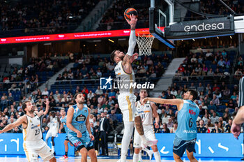 2023-12-03 - Vincent Poirier of Real Madrid seen in action during the Liga Endesa Acb 23/24 basketball match between Real Madrid vs Rio Breogan at Wizink center in Madrid, Spain. - REAL MADRID VS BREOGAN - SPANISH LIGA ENDESA ACB - BASKETBALL