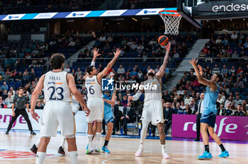 2023-12-03 - Vincent Poirier of Real Madrid seen in action during the Liga Endesa Acb 23/24 basketball match between Real Madrid vs Rio Breogan at Wizink center in Madrid, Spain. - REAL MADRID VS BREOGAN - SPANISH LIGA ENDESA ACB - BASKETBALL