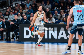 2023-12-03 - Sergio Llull of Real Madrid seen in action during the Liga Endesa Acb 23/24 basketball match between Real Madrid vs Rio Breogan at Wizink center in Madrid, Spain. - REAL MADRID VS BREOGAN - SPANISH LIGA ENDESA ACB - BASKETBALL