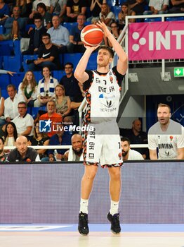 2023-09-23 - Leonardo Candi (Bertram Derthona Basket) - GERMANI BRESCIA VS BERTRAM DERTHONA TORTONA - ITALIAN SUPERCOPPA - BASKETBALL