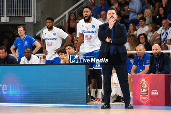 2023-09-24 - Marco Ramondino, head coach Bertram Derthona Basket - FINAL - VIRTUS BOLOGNA VS GERMANI BRESCIA - ITALIAN SUPERCOPPA - BASKETBALL