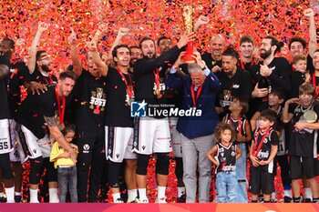 2023-09-24 - Celebration of the victory of Virtus Segafredo Bologna - FINAL - VIRTUS BOLOGNA VS GERMANI BRESCIA - ITALIAN SUPERCOPPA - BASKETBALL