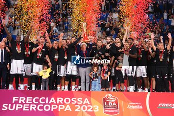 2023-09-24 - Celebration of the victory of Virtus Segafredo Bologna - FINAL - VIRTUS BOLOGNA VS GERMANI BRESCIA - ITALIAN SUPERCOPPA - BASKETBALL