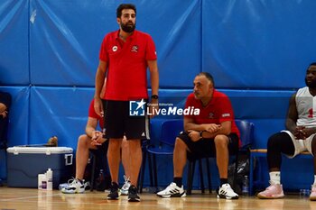 2023-09-09 - Davide Villa, coach della Urania Basket Milano - URANIA MILANO VS CREMONA - SUPERCOPPA LNP - BASKETBALL