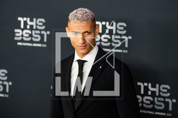 2023-02-27 - Richarlison during The Best FIFA Football Awards 2022 on February 27, 2023 at the Salle Pleyel in Paris, France - FOOTBALL - THE BEST FIFA FOOTBALL AWARDS 2022 - OTHER - SOCCER