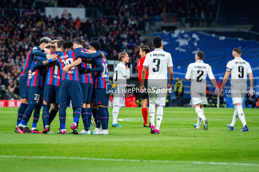 Real Madrid vs Barcelona - SPANISH CUP - SOCCER