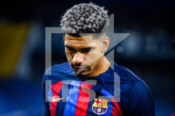 2023-03-02 - Ronald Araújo (Barcelona) before the football match between
Real Madrid and Barcelona valid for the semifinal of the “Copa del Rey” Spanish cup celebrated in Madrid, Spain at Bernabeu stadium on Thursday 02 March 2023 - REAL MADRID VS BARCELONA - SPANISH CUP - SOCCER