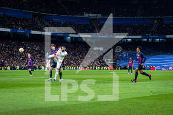 2023-03-02 - Karim Benzema (Real Madrid) during the football match between
Real Madrid and Barcelona valid for the semifinal of the “Copa del Rey” Spanish cup celebrated in Madrid, Spain at Bernabeu stadium on Thursday 02 March 2023 - REAL MADRID VS BARCELONA - SPANISH CUP - SOCCER