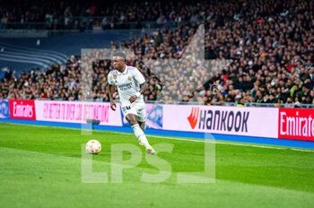 2023-03-02 - Vinícius Júnior (Real Madrid) during the football match between
Real Madrid and Barcelona valid for the semifinal of the “Copa del Rey” Spanish cup celebrated in Madrid, Spain at Bernabeu stadium on Thursday 02 March 2023 - REAL MADRID VS BARCELONA - SPANISH CUP - SOCCER