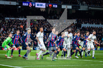 2023-03-02 - Real Madrid and Barcelona teams during the football match between
Real Madrid and Barcelona valid for the semifinal of the “Copa del Rey” Spanish cup celebrated in Madrid, Spain at Bernabeu stadium on Thursday 02 March 2023 - REAL MADRID VS BARCELONA - SPANISH CUP - SOCCER