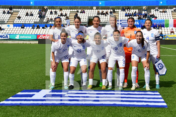 2023-04-05 - Line Up Greece - ROUND 2 - WOMEN'S UNDER-19 EUROPEAN QUALIFIERS - GREECE VS ITALY - UEFA EUROPEAN - SOCCER