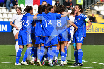 2023-04-05 - Exultation first  goal Italy - ROUND 2 - WOMEN'S UNDER-19 EUROPEAN QUALIFIERS - GREECE VS ITALY - UEFA EUROPEAN - SOCCER
