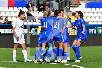 2023-04-05 - Exultation second goal Italy - ROUND 2 - WOMEN'S UNDER-19 EUROPEAN QUALIFIERS - GREECE VS ITALY - UEFA EUROPEAN - SOCCER