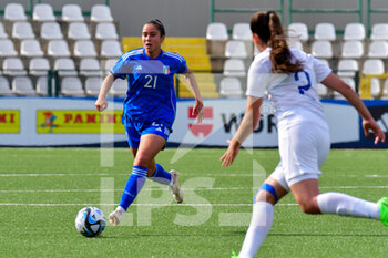 2023-04-05 - Dragoni with ball (Italy) - ROUND 2 - WOMEN'S UNDER-19 EUROPEAN QUALIFIERS - GREECE VS ITALY - UEFA EUROPEAN - SOCCER
