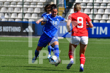 2023-04-11 - Anastasia Ferrara (Italy) kick the ball - ROUND 2 - WOMEN'S UNDER-19 EUROPEAN QUALIFIERS - ITALY VS AUSTRIA - OTHER - SOCCER