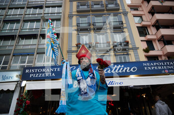 2023-04-30 - San Gennaro with Napoli's t-shirt and flag, Naples, April 30th, 2023. ©Photo: Cinzia Camela. - CELEBRATIONS NAPOLI SOCCER CHAMPIONSHIP (SCUDETTO) VICTORY - OTHER - SOCCER