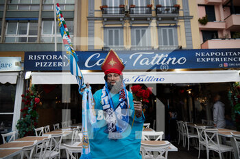 2023-04-30 - San Gennaro with Napoli's t-shirt and flag, Naples, April 30th, 2023. ©Photo: Cinzia Camela. - CELEBRATIONS NAPOLI SOCCER CHAMPIONSHIP (SCUDETTO) VICTORY - OTHER - SOCCER