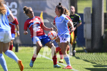 2023-05-07 - Giuseppina Moraca of S.S. Lazio Women and Giulia Giacobbo of Napoli Calcio Femminile during the 27th day of the Serie B Championship between S.S. Lazio Women vs Napoli Femminile at the stadio Mirko Fersini on May 7, 2023 in Formello, Italy. - SERIE B - LAZIO WOMEN VS NAPOLI FEMMINILE - OTHER - SOCCER