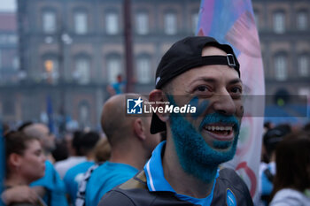 2023-06-04 - Napoli Supporters portrait during Italian Serie A scudetto victory celebrations, Piazza Plebiscito, Naples, Italy, June the 4th, 2023. ©Photo: Cinzia Camela. - SCUDETTO VICTORY CELEBRATIONS IN NAPLES - OTHER - SOCCER