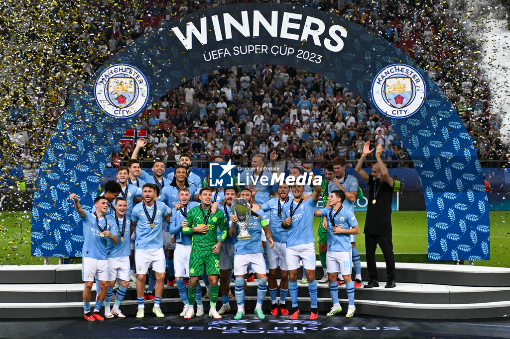 European Super Cup Manchester City Vs Seville - UEFA SUPER CUP - SOCCER