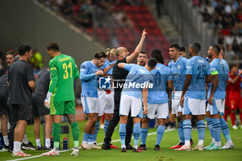 16/08/2023 - Cool break of Manchester City F.C. during UEFA Super Cup 2023 final soccer match between Manchester City F.C. vs. Sevilla F.C. at the Stadio Georgios Karaiskakis-Piraeus in Athens, Greece, 16th of August 2023 - EUROPEAN SUPER CUP MANCHESTER CITY VS SEVILLE - SUPERCOPPA EUROPEA - CALCIO