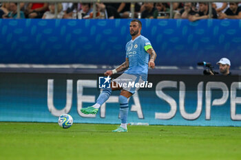 16/08/2023 - Manchester City’s Kyle Walker during UEFA Super Cup 2023 final soccer match between Manchester City F.C. vs. Sevilla F.C. at the Stadio Georgios Karaiskakis-Piraeus in Athens, Greece, 16th of August 2023 - EUROPEAN SUPER CUP MANCHESTER CITY VS SEVILLE - SUPERCOPPA EUROPEA - CALCIO