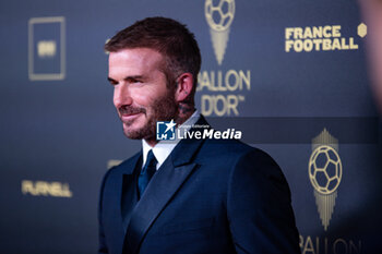 2023-10-30 - David Beckham during the red carpet ceremony of the Ballon d'Or (Golden Ball) France Football 2023 on October 30, 2023 at Theatre du Chatelet in Paris, France - FOOTBALL - BALLON D'OR 2023 - RED CARPET CEREMONY - OTHER - SOCCER