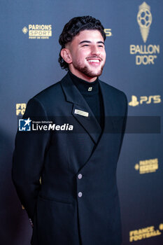 2023-10-30 - Just Riadh during the red carpet ceremony of the Ballon d'Or (Golden Ball) France Football 2023 on October 30, 2023 at Theatre du Chatelet in Paris, France - FOOTBALL - BALLON D'OR 2023 - RED CARPET CEREMONY - OTHER - SOCCER