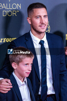 2023-10-30 - Eden Hazard during the red carpet ceremony of the Ballon d'Or (Golden Ball) France Football 2023 on October 30, 2023 at Theatre du Chatelet in Paris, France - FOOTBALL - BALLON D'OR 2023 - RED CARPET CEREMONY - OTHER - SOCCER
