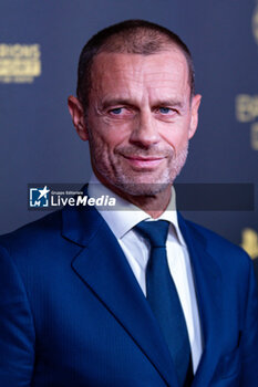 2023-10-30 - Aleksander Ceferin, UEFA President, during the red carpet ceremony of the Ballon d'Or (Golden Ball) France Football 2023 on October 30, 2023 at Theatre du Chatelet in Paris, France - FOOTBALL - BALLON D'OR 2023 - RED CARPET CEREMONY - OTHER - SOCCER
