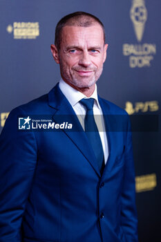2023-10-30 - Aleksander Ceferin, UEFA President, during the red carpet ceremony of the Ballon d'Or (Golden Ball) France Football 2023 on October 30, 2023 at Theatre du Chatelet in Paris, France - FOOTBALL - BALLON D'OR 2023 - RED CARPET CEREMONY - OTHER - SOCCER