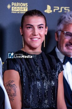 2023-10-30 - Patricia Guijarro during the red carpet ceremony of the Ballon d'Or (Golden Ball) France Football 2023 on October 30, 2023 at Theatre du Chatelet in Paris, France - FOOTBALL - BALLON D'OR 2023 - RED CARPET CEREMONY - OTHER - SOCCER