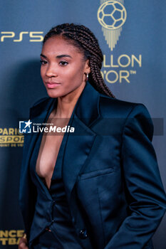 2023-10-30 - Salma Paralluelo during the red carpet ceremony of the Ballon d'Or (Golden Ball) France Football 2023 on October 30, 2023 at Theatre du Chatelet in Paris, France - FOOTBALL - BALLON D'OR 2023 - RED CARPET CEREMONY - OTHER - SOCCER