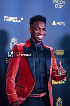 2023-10-30 - Vinicius Junior during the red carpet ceremony of the Ballon d'Or (Golden Ball) France Football 2023 on October 30, 2023 at Theatre du Chatelet in Paris, France - FOOTBALL - BALLON D'OR 2023 - RED CARPET CEREMONY - OTHER - SOCCER