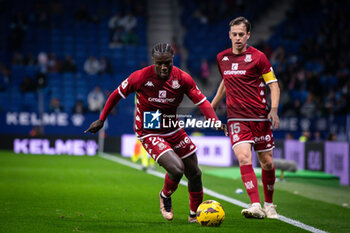 2023-11-26 - E. Addai (AD Alcorcon) during a La Liga Hypermotion match between RCD Espanyol and AD Alcorcon at Stage Front Stadium, in Barcelona, ,Spain on November 26, 2023. (Photo / Felipe Mondino) - RCD ESPANYOL - AD ALCORCÓN - OTHER - SOCCER