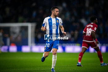 2023-11-26 - Edu Exposito (RCD Espanyol) during a La Liga Hypermotion match between RCD Espanyol and AD Alcorcon at Stage Front Stadium, in Barcelona, ,Spain on November 26, 2023. (Photo / Felipe Mondino) - RCD ESPANYOL - AD ALCORCÓN - OTHER - SOCCER