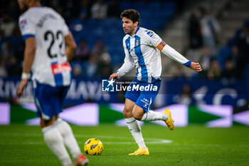 2023-11-26 - Cabrera (RCD Espanyol) during a La Liga Hypermotion match between RCD Espanyol and AD Alcorcon at Stage Front Stadium, in Barcelona, ,Spain on November 26, 2023. (Photo / Felipe Mondino) - RCD ESPANYOL - AD ALCORCÓN - OTHER - SOCCER