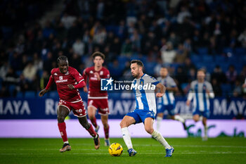 2023-11-26 - Edu Exposito (RCD Espanyol) during a La Liga Hypermotion match between RCD Espanyol and AD Alcorcon at Stage Front Stadium, in Barcelona, ,Spain on November 26, 2023. (Photo / Felipe Mondino) - RCD ESPANYOL - AD ALCORCÓN - OTHER - SOCCER
