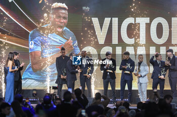 2023-12-04 - Victor Osihmen awarded during the Gran Gala del Calcio 2023 Oscar del Calcio Awards AIC at Superstudio Maxi, Milan, Italy on December 05, 2023 - GRAN GALA DEL CALCIO AIC - OTHER - SOCCER