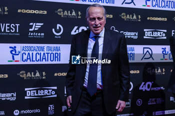2023-12-04 - Giancarlo Abete attends during the Gran Gala del Calcio 2023 Oscar del Calcio Awards AIC at Superstudio Maxi, Milan, Italy on December 04, 2023 - GRAN GALA DEL CALCIO AIC - OTHER - SOCCER
