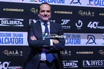 2023-12-04 - Matteo Marani Preseidnt of Lega Serie Pro attends during the Gran Gala del Calcio 2023 Oscar del Calcio Awards AIC at Superstudio Maxi, Milan, Italy on December 04, 2023 - GRAN GALA DEL CALCIO AIC - OTHER - SOCCER