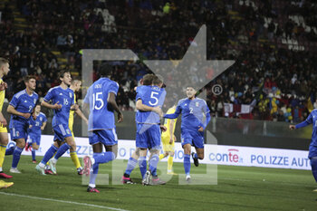 2023-03-27 - Matteo Lovato (Italy) celebrates the goal scored - UNDER 21 - ITALY VS UKRAINE - FRIENDLY MATCH - SOCCER