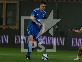 2023-03-27 - Lorenzo Pirola Italy carries the ball  - UNDER 21 - ITALY VS UKRAINE - FRIENDLY MATCH - SOCCER