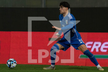 2023-03-27 - Matteo Cancellieri Italy carries the ball - UNDER 21 - ITALY VS UKRAINE - FRIENDLY MATCH - SOCCER