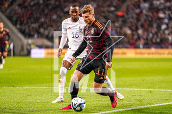 2023-03-28 - Timo Werner of Germany during the International Friendly football match between Germany and Belgium on March 28, 2023 at RheinEnergieStadion in Cologne, Germany - FOOTBALL - FRIENDLY GAME - GERMANY V BELGIUM - FRIENDLY MATCH - SOCCER
