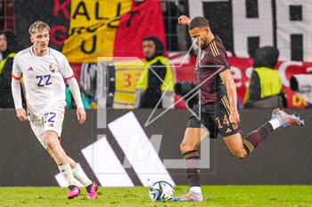 2023-03-28 - Josha Vagnoman of Germany during the International Friendly football match between Germany and Belgium on March 28, 2023 at RheinEnergieStadion in Cologne, Germany - FOOTBALL - FRIENDLY GAME - GERMANY V BELGIUM - FRIENDLY MATCH - SOCCER