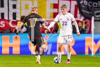 2023-03-28 - Alexis Saelemaekers of Belgium during the International Friendly football match between Germany and Belgium on March 28, 2023 at RheinEnergieStadion in Cologne, Germany - FOOTBALL - FRIENDLY GAME - GERMANY V BELGIUM - FRIENDLY MATCH - SOCCER