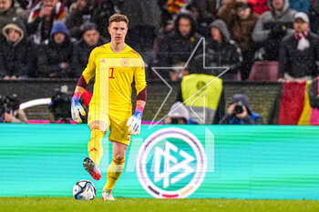 2023-03-28 - Goalkeeper Marc-Andre ter Stegen of Germany during the International Friendly football match between Germany and Belgium on March 28, 2023 at RheinEnergieStadion in Cologne, Germany - FOOTBALL - FRIENDLY GAME - GERMANY V BELGIUM - FRIENDLY MATCH - SOCCER