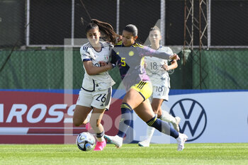 2023-04-11 - Chiara Beccari of Italy Women and Lorena Bedoya of Colombia Women during the International Friendly Match between Italy Women and Colombia Women at the Stadio Tre Fontane on 11th of April, 2023 in Rome, Italy. - ITALY WOMEN VS COLOMBIA - FRIENDLY MATCH - SOCCER
